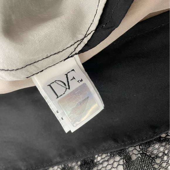 Diane Von Furstenberg Tabitha - Silk Blouse | Women 8 | Black - Picture 14 of 15